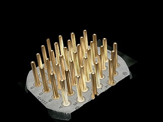Visualización 3D de los pines de conectores