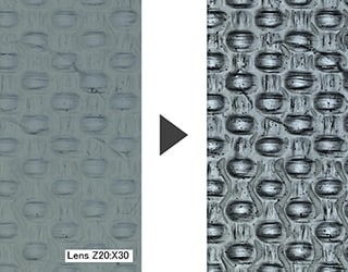 Izquierda: normal/derecha: obtención de imágenes HDR (30x)