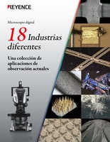 Microscopio digital 18 Industrias diferentes Una colección de aplicaciones de observación actuales