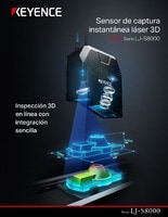 Serie LJ-S8000 Sensor de captura instantánea láser 3D Catálogo