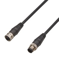 GS-P8CC3 - Cables para modelos con tipo de conector M12 Para extensión Tipo estándar (8 pines) 3 m