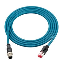 OP-87457 - Cable Ethernet (M12 4 pines - RJ-45) Compatible con NFPA79 Cable de conexión directa 2 m