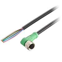 OP-87586 - Cable de alimentación resistente a aceites, en forma de L, 2 m